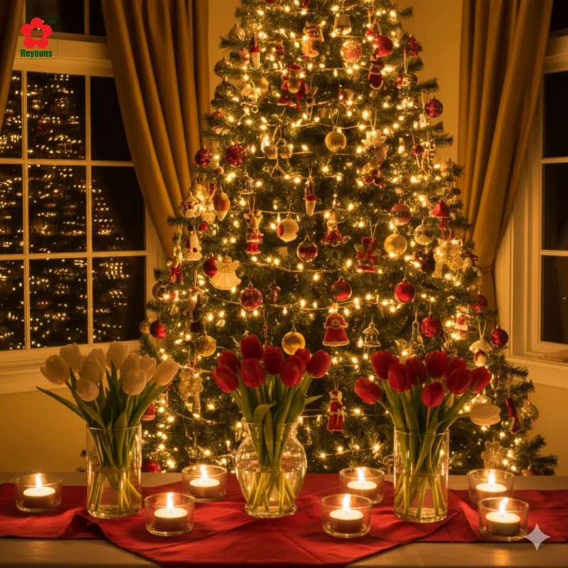 49+ Ý tưởng trang trí cây thông Noel màu đỏ đẹp, nổi bật mùa Giáng Sinh