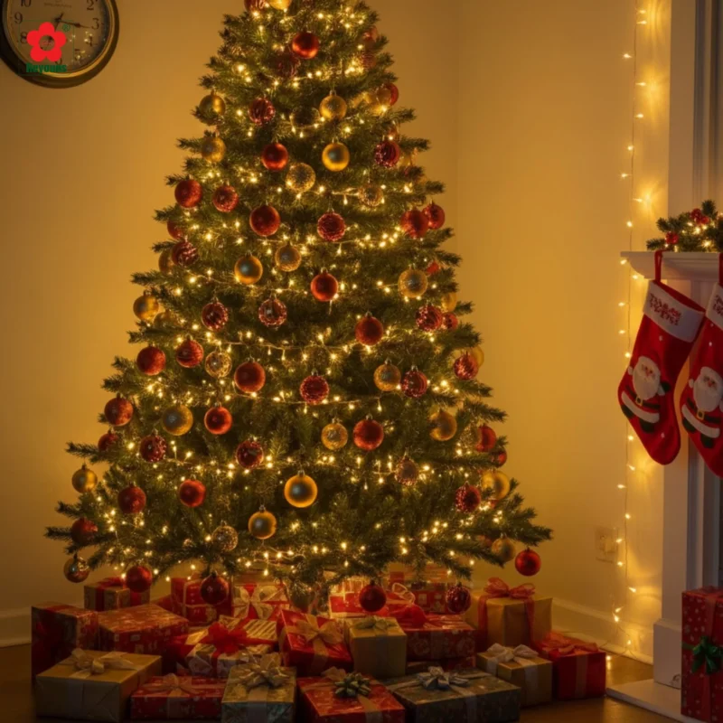 49+ Ý tưởng trang trí cây thông Noel màu đỏ đẹp, nổi bật mùa Giáng Sinh