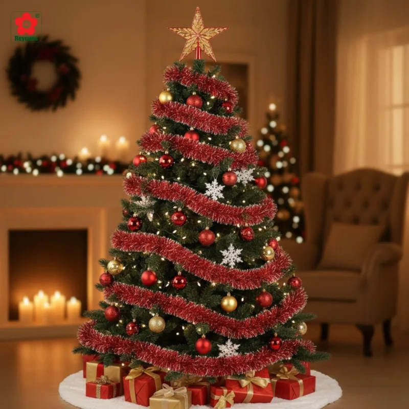 49+ Ý tưởng trang trí cây thông Noel màu đỏ đẹp, nổi bật mùa Giáng Sinh