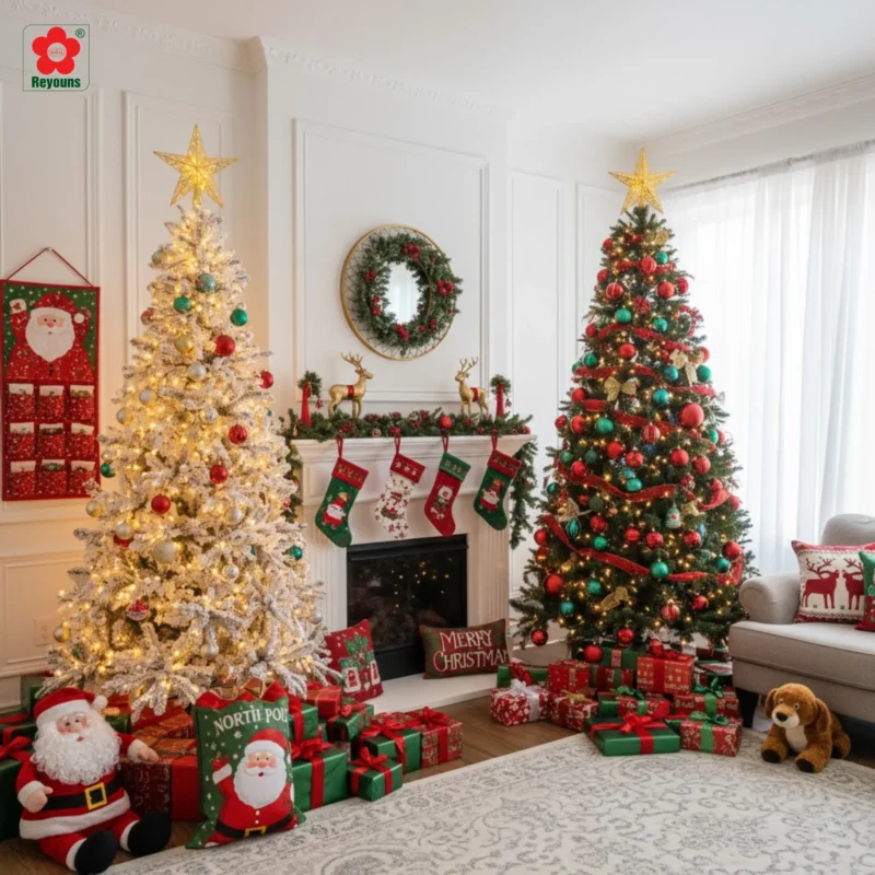 49+ Ý tưởng trang trí cây thông Noel màu đỏ đẹp, nổi bật mùa Giáng Sinh