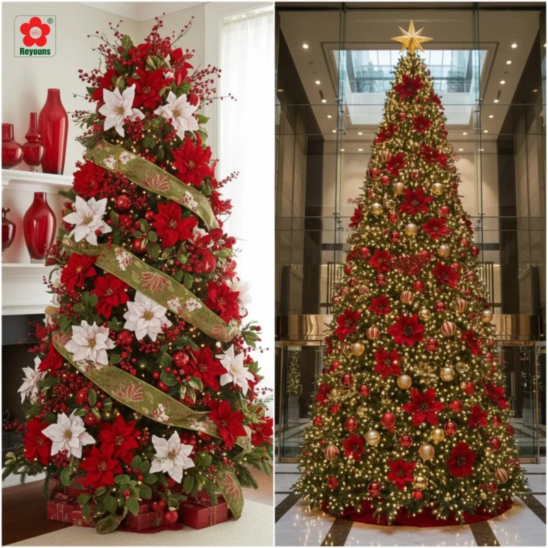 49+ Ý tưởng trang trí cây thông Noel màu đỏ đẹp, nổi bật mùa Giáng Sinh