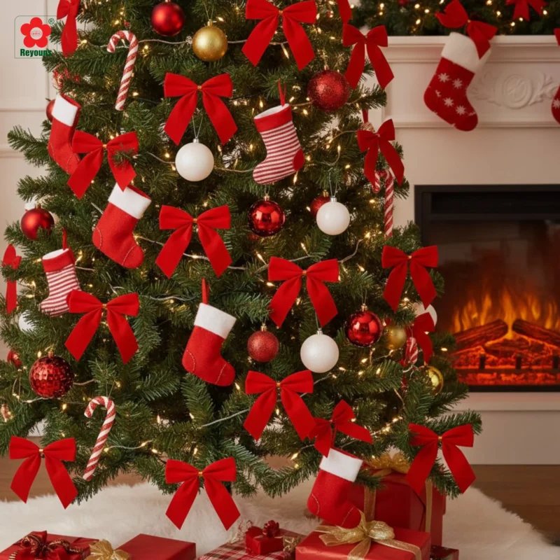 49+ Ý tưởng trang trí cây thông Noel màu đỏ đẹp, nổi bật mùa Giáng Sinh