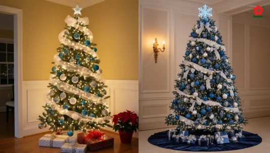 15+ Cách trang trí cây thông Noel màu xanh đẹp, sang trọng nhất