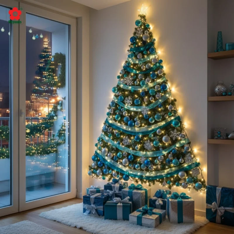 15+ Cách trang trí cây thông Noel màu xanh đẹp, sang trọng nhất