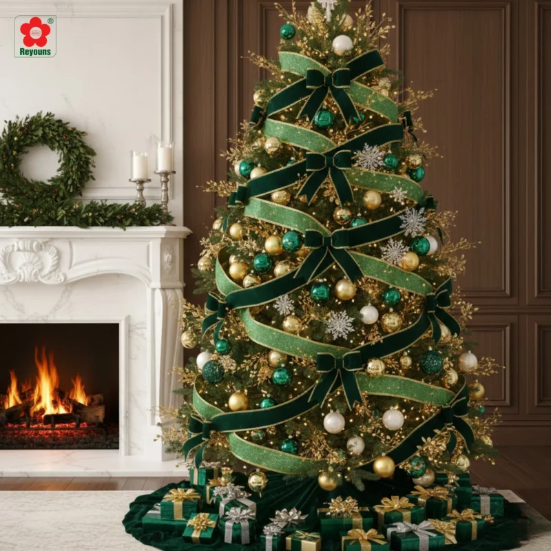 15+ Cách trang trí cây thông Noel màu xanh đẹp, sang trọng nhất