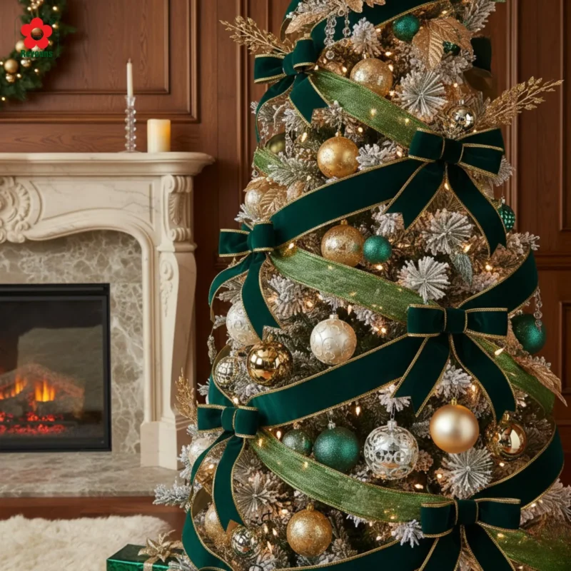 15+ Cách trang trí cây thông Noel màu xanh đẹp, sang trọng nhất