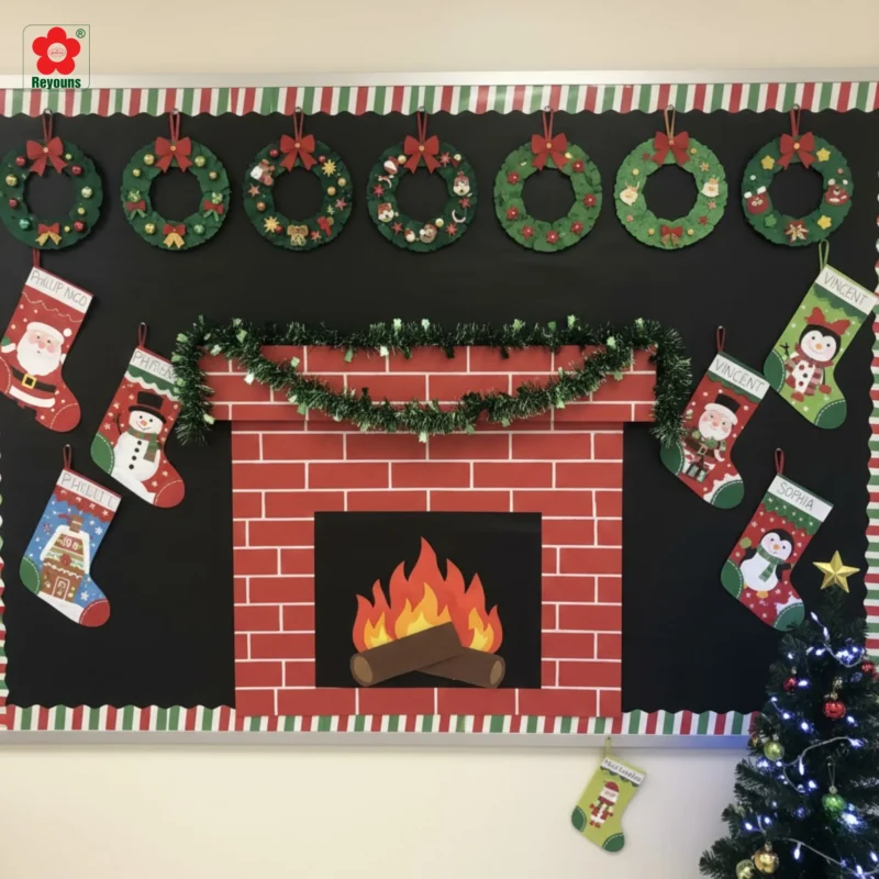 15+ Cách trang trí Noel cho lớp học mầm non đẹp, đơn giản, bé cực thích