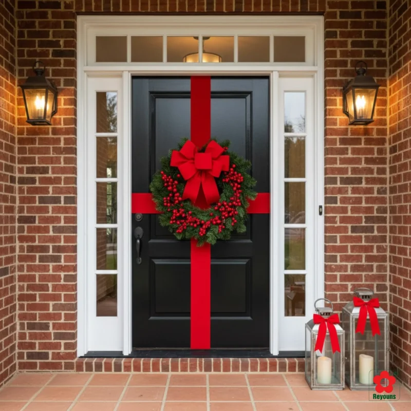 50+ Ý tưởng trang trí Noel trước cửa nhà đơn giản, đẹp lung linh