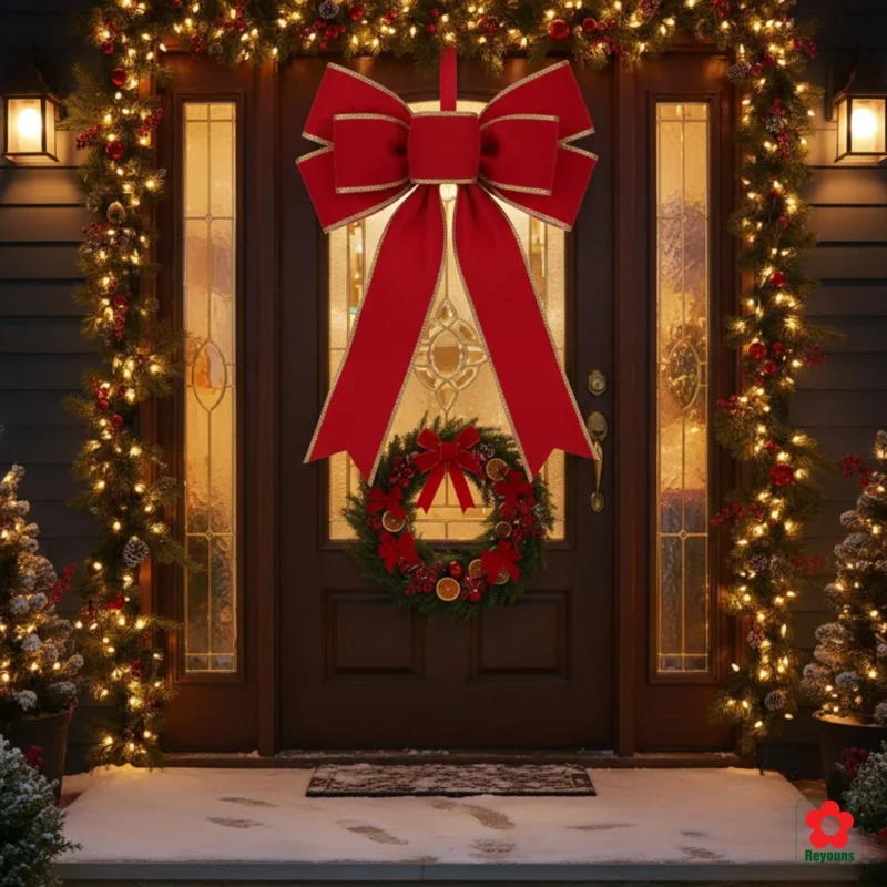 50+ Ý tưởng trang trí Noel trước cửa nhà đơn giản, đẹp lung linh