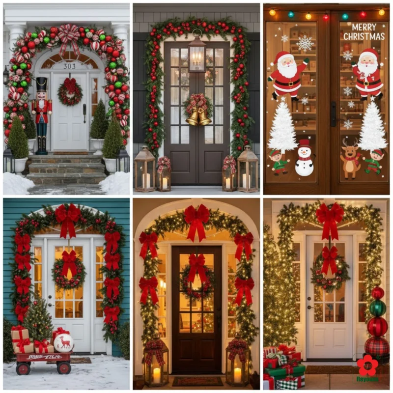 50+ Ý tưởng trang trí Noel trước cửa nhà đơn giản, đẹp lung linh