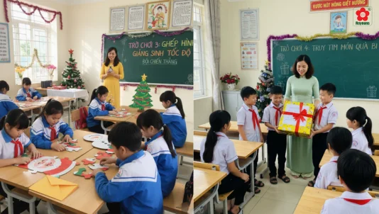 Top 15+ trò chơi Noel cho học sinh tiểu học vui nhộn, dễ tổ chức