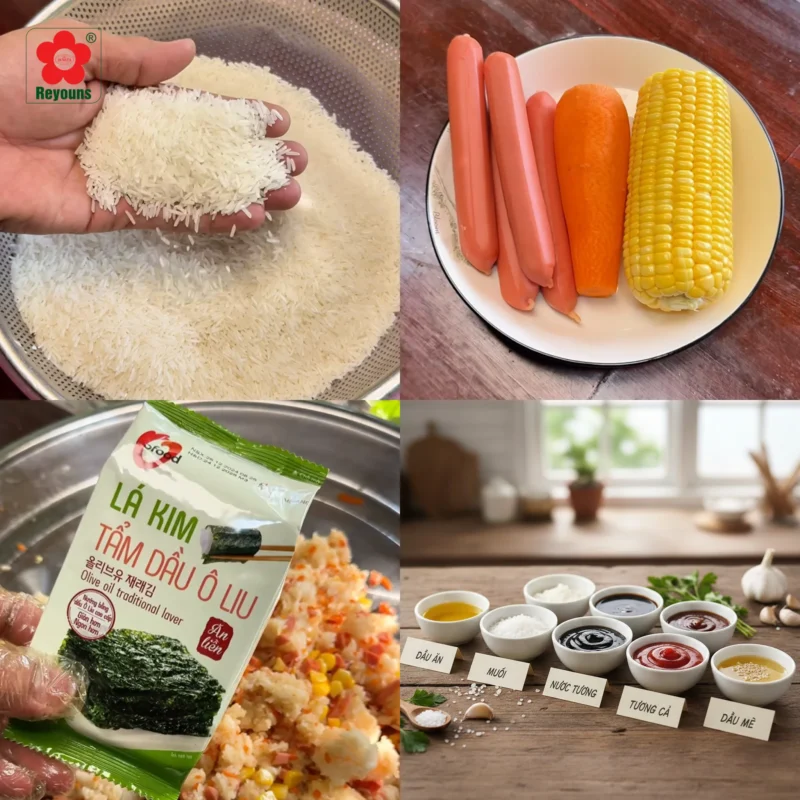 Cách làm cơm nắm tam giác kinh doanh 5k đơn giản, tiết kiệm chi phí