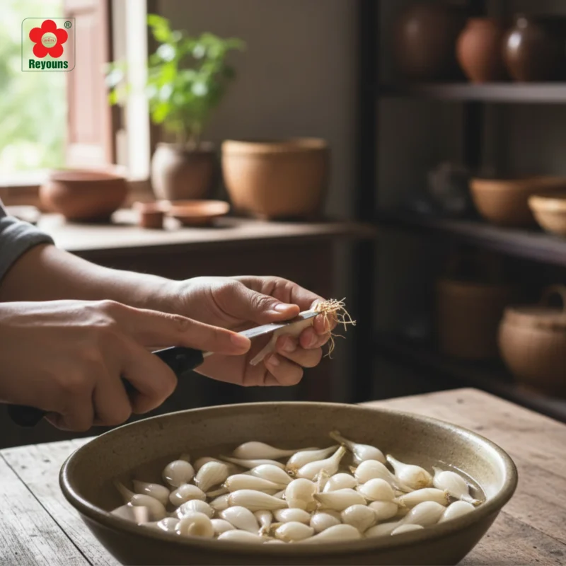 Cách làm củ kiệu ngày Tết truyền thống giòn ngon, giữ lâu không bị chua