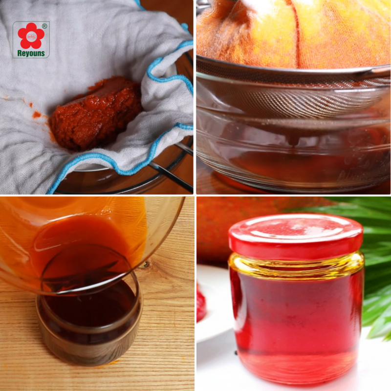 Cách làm dầu gấc bằng dầu ăn tại nhà đơn giản, ai cũng làm được