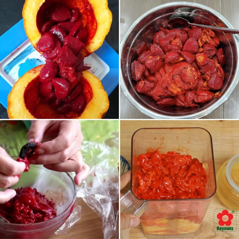 Cách làm dầu gấc bằng mỡ lợn để được lâu, giữ trọn dinh dưỡng