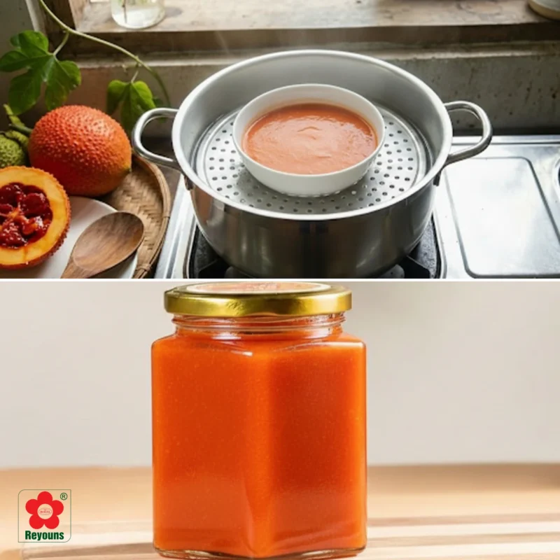 Cách làm gấc chưng đường phèn đơn giản tại nhà, dễ làm mà bổ dưỡng