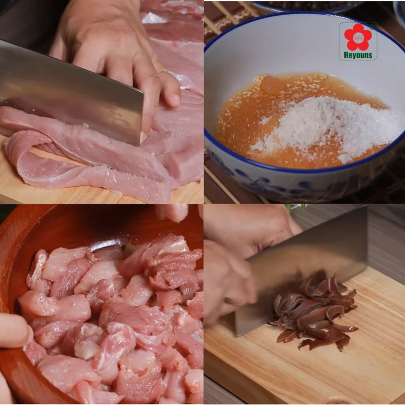 Cách làm giò thủ bằng màng bọc thực phẩm đơn giản, không cần khuôn