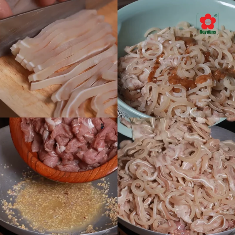 Cách làm giò thủ bằng màng bọc thực phẩm đơn giản, không cần khuôn