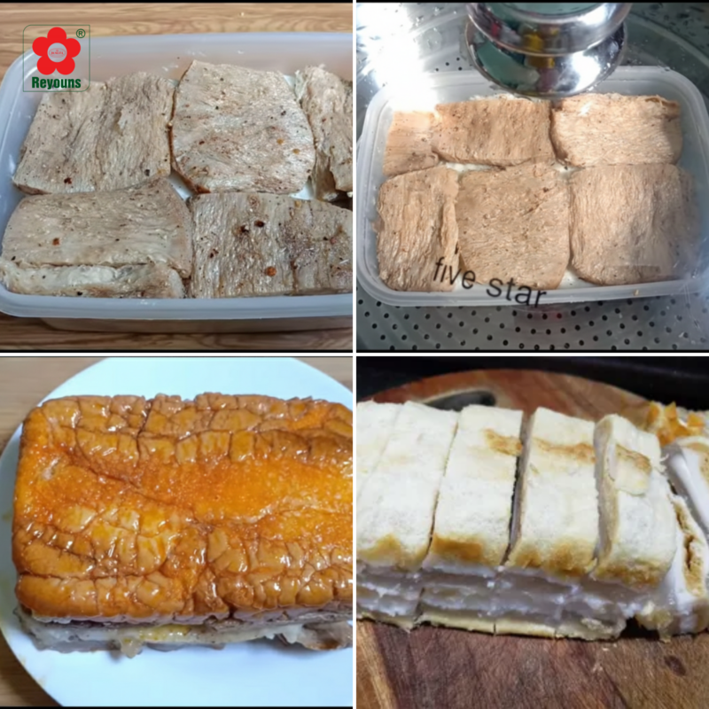 Cách làm heo quay chay bằng sườn non giòn bì, dễ làm tại nhà