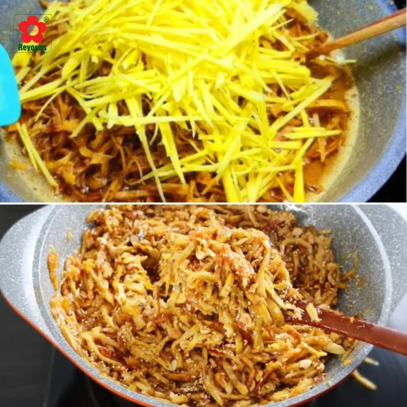 Cách làm mứt gừng dẻo với chuối khô thơm ngon, lạ miệng ngày Tết