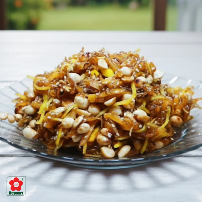 Cách làm mứt gừng dẻo với chuối khô thơm ngon, lạ miệng ngày Tết