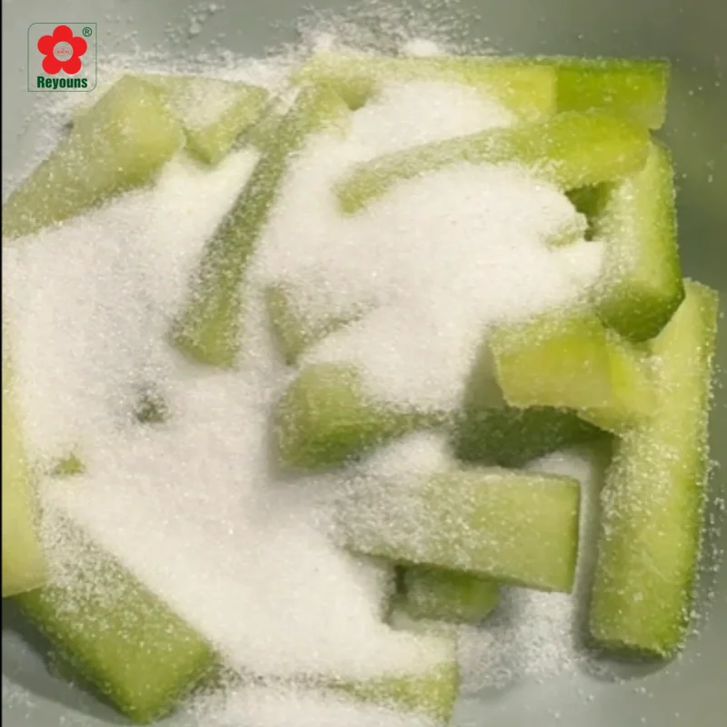 Làm mứt bí đao bằng nước vo gạo đơn giản tại nhà, trắng giòn tự nhiên