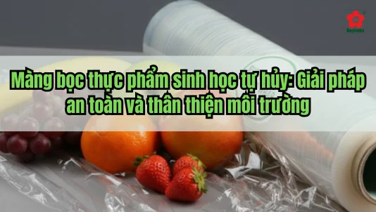 Màng bọc thực phẩm sinh học tự hủy: Giải pháp an toàn và thân thiện môi trường