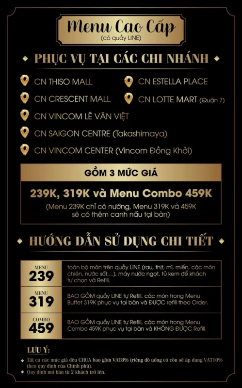 Khám phá Menu Meat and Meet BBQ, giá buffet và review chi tiết