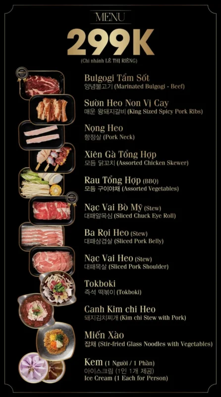 Khám phá Menu Meat and Meet BBQ, giá buffet và review chi tiết