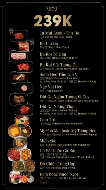 Khám phá Menu Meat and Meet BBQ, giá buffet và review chi tiết