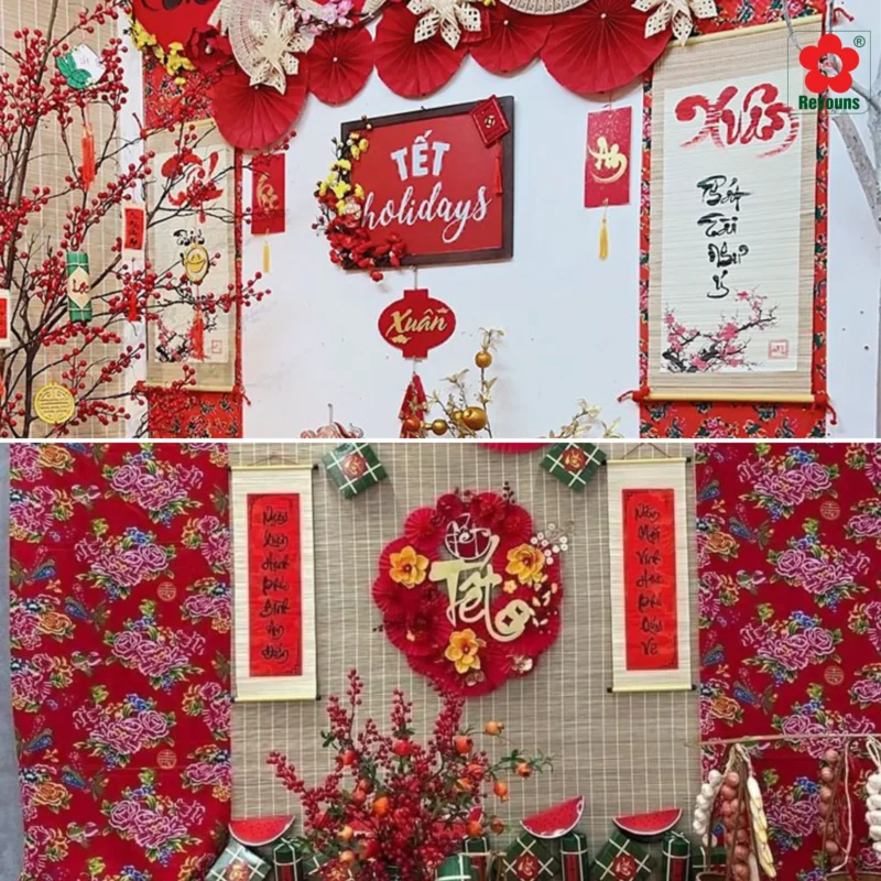 10+ Ý tưởng trang trí quầy Tết đẹp, hút khách hiệu quả dịp Tết 