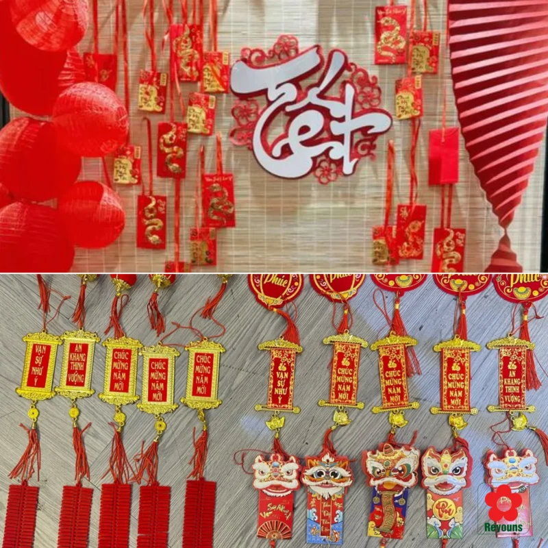 10+ Ý tưởng trang trí quầy Tết đẹp, hút khách hiệu quả dịp Tết