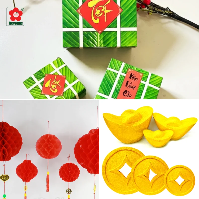 10+ Ý tưởng trang trí quầy Tết đẹp, hút khách hiệu quả dịp Tết 