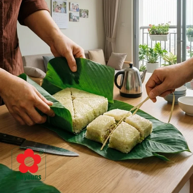 Cách chiên rán bánh chưng bằng nước siêu giòn, không dầu mỡ