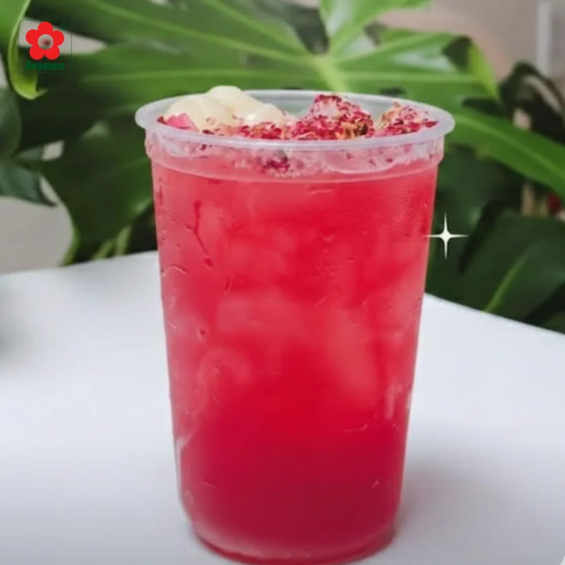 Cách làm trà vải hoa hồng thanh mát, thơm dịu đơn giản tại nhà