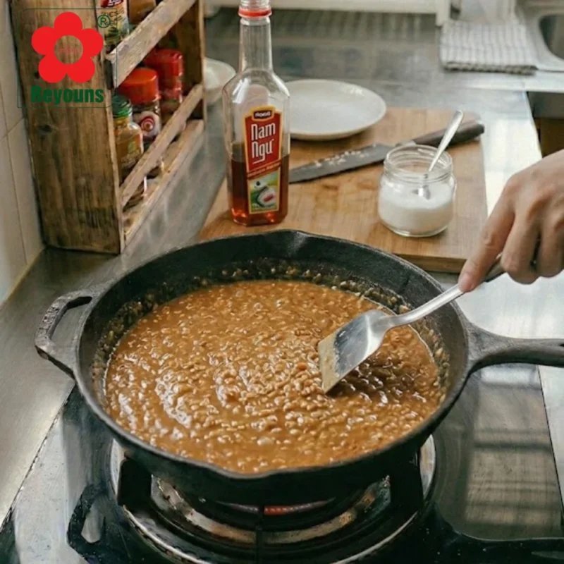 Cách làm tương đậu phộng Bình Định thơm béo, cực đơn giản tại nhà