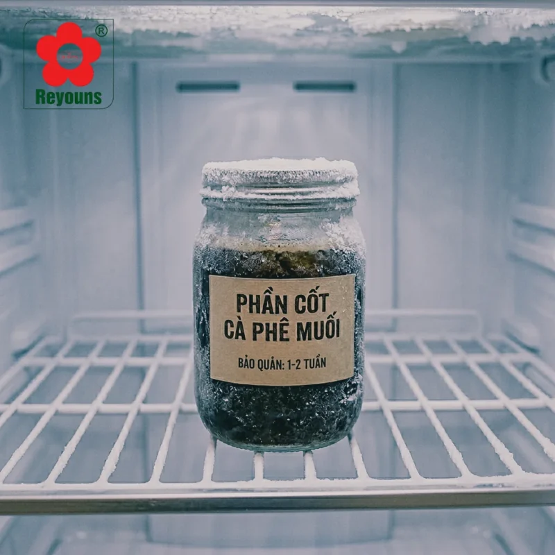 cà phê muối để tủ lạnh được bao lâu