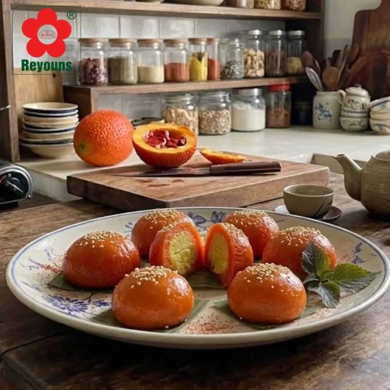 Cách làm bánh gấc bằng bột mì thơm ngon, đơn giản tại nhà