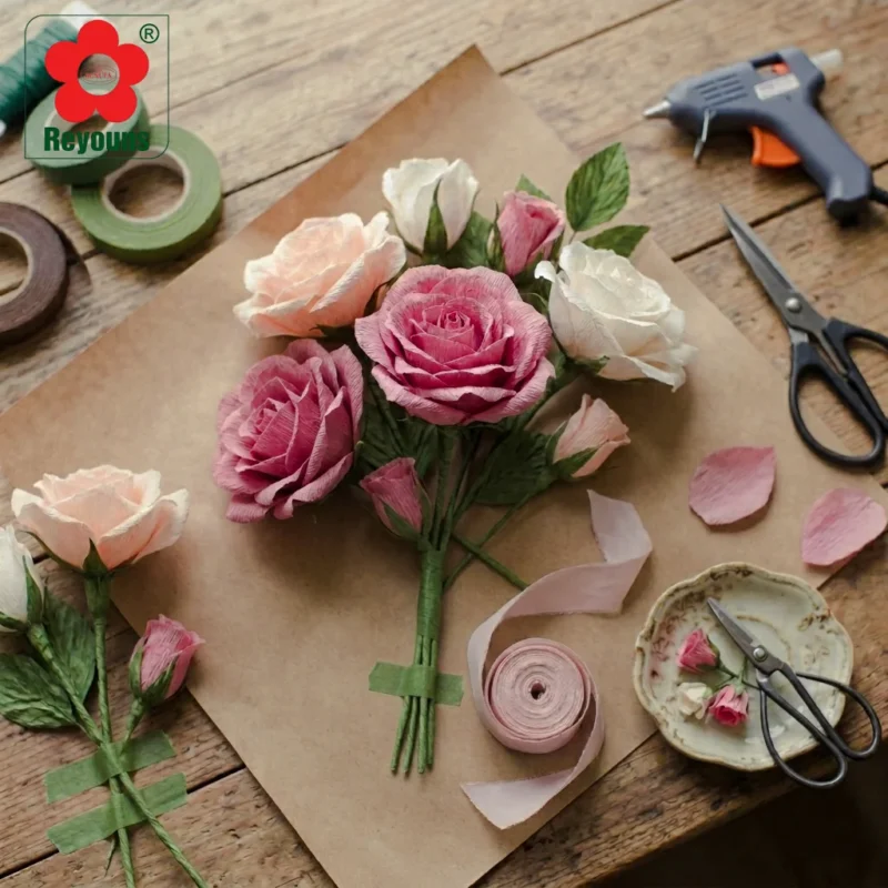 Cách làm bó hoa 8 3