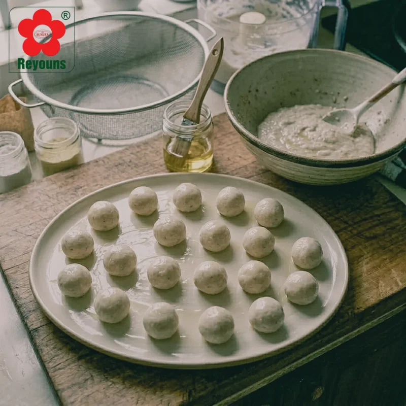 cách làm cá viên chiên bằng bột mì