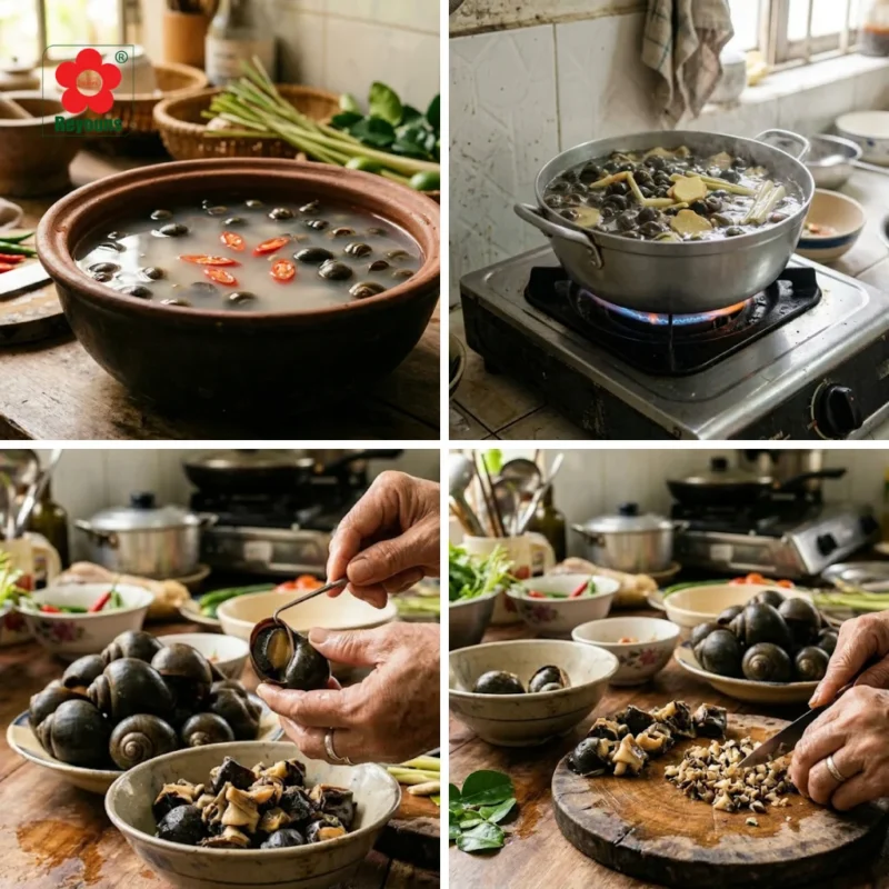 Cách làm chả ốc không cần giò sống đơn giản mà vẫn dai ngon