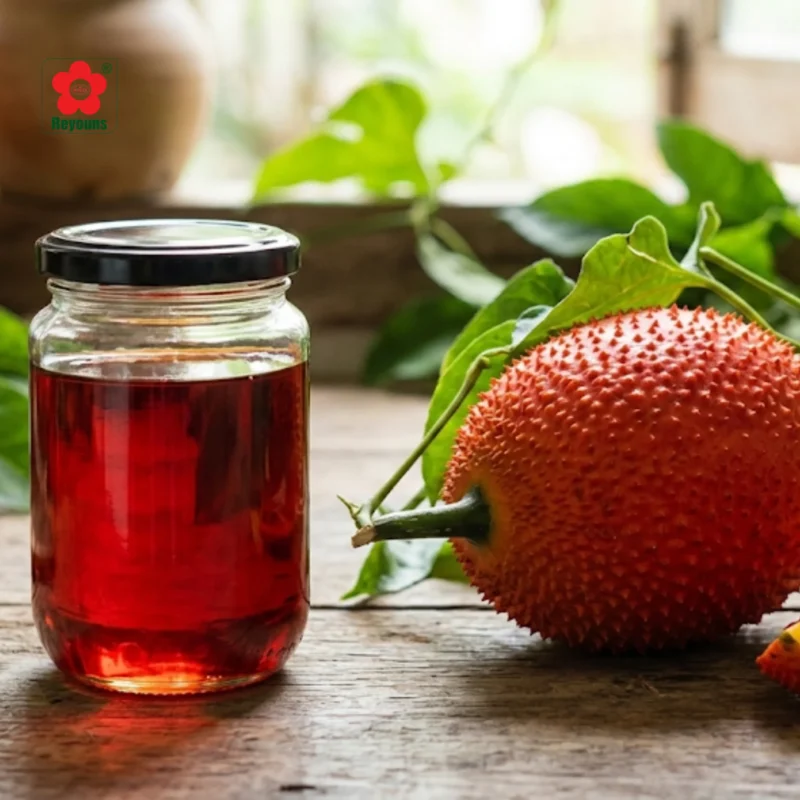 Cách làm dầu gấc bằng dầu oliu lên màu đỏ tự nhiên, cực dễ làm