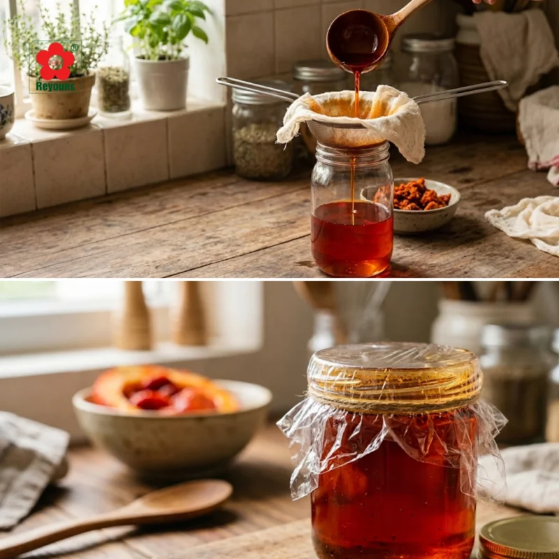 Cách làm dầu gấc bằng dầu oliu lên màu đỏ tự nhiên, cực dễ làm