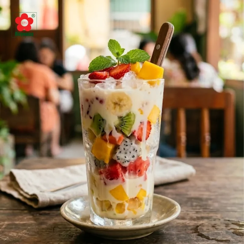 Cách làm hoa quả dầm kinh doanh đơn giản, dễ bán, lợi nhuận cao