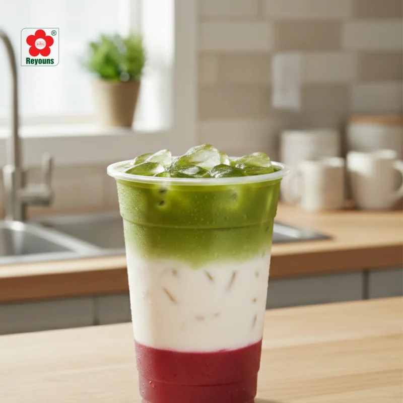 Cách làm matcha latte dưa hấu đỏ thanh mát, dễ làm cho người mới