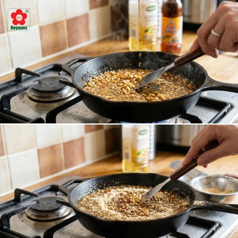 Cách làm nước tương đậu phộng ăn bún thịt nướng, nem nướng cực ngon tại nhà