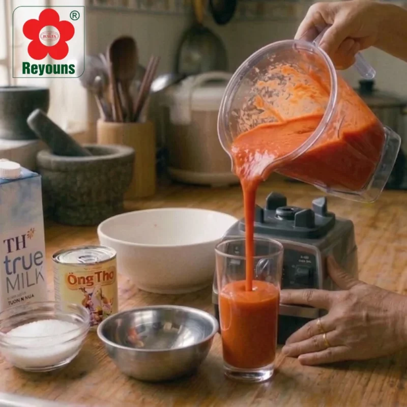 Cách làm sinh tố gấc thơm ngon bổ dưỡng chỉ với 10 phút