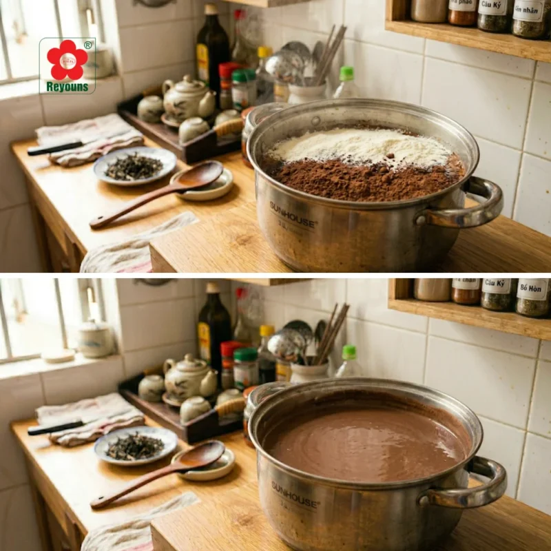 Cách làm trà sữa socola thơm béo, đậm vị ngon khó cưỡng