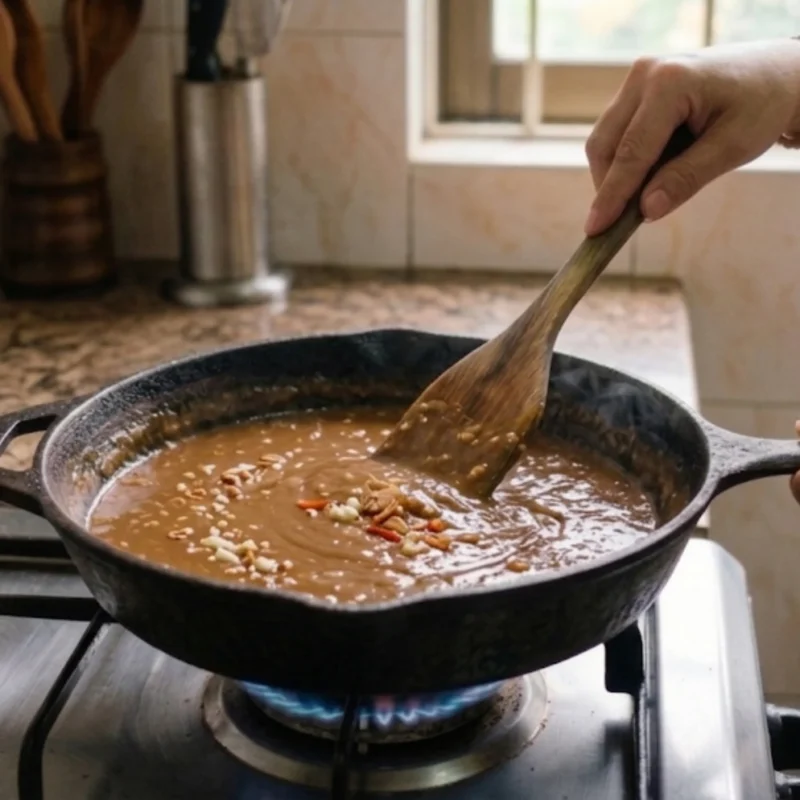 Cách làm tương đậu phộng ăn bánh xèo thơm béo, đơn giản tại nhà