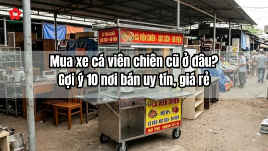 Mua xe cá viên chiên cũ ở đâu ? Gợi ý 10+ nơi bán uy tín, giá rẻ